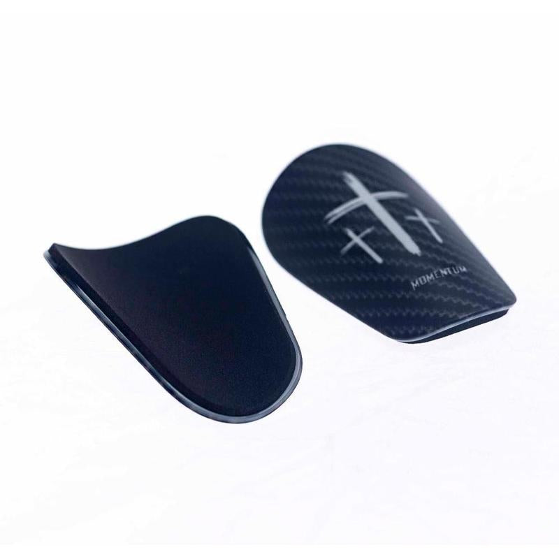 Premium Black Cross Mini Shin Guards for Enhanced Performance