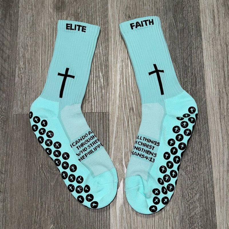 Unisex Elite Faith Grip Socks for Ultimate Comfort and Performance