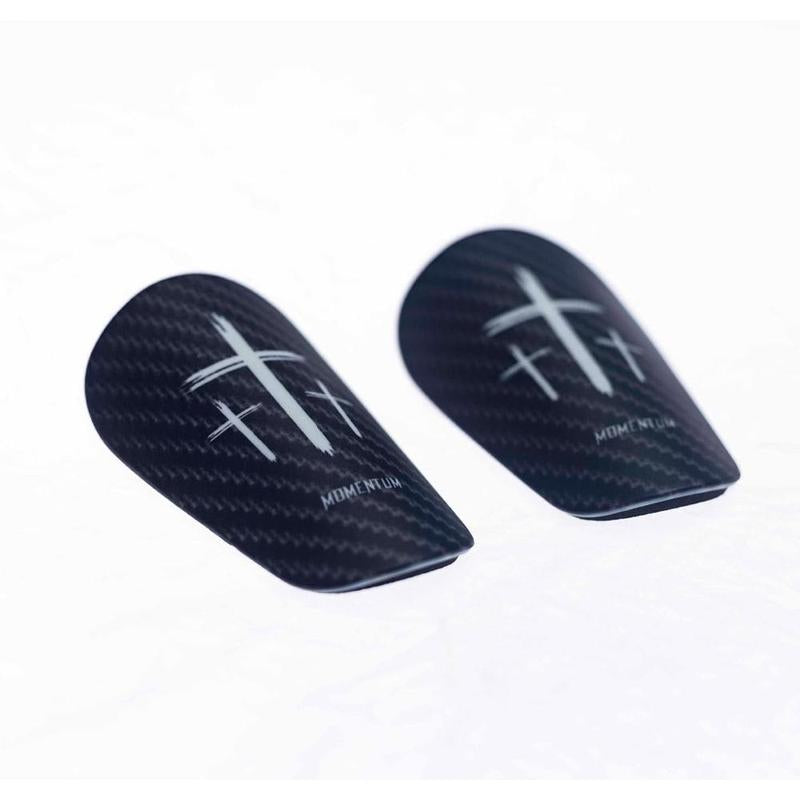 Premium Black Cross Mini Shin Guards for Enhanced Performance
